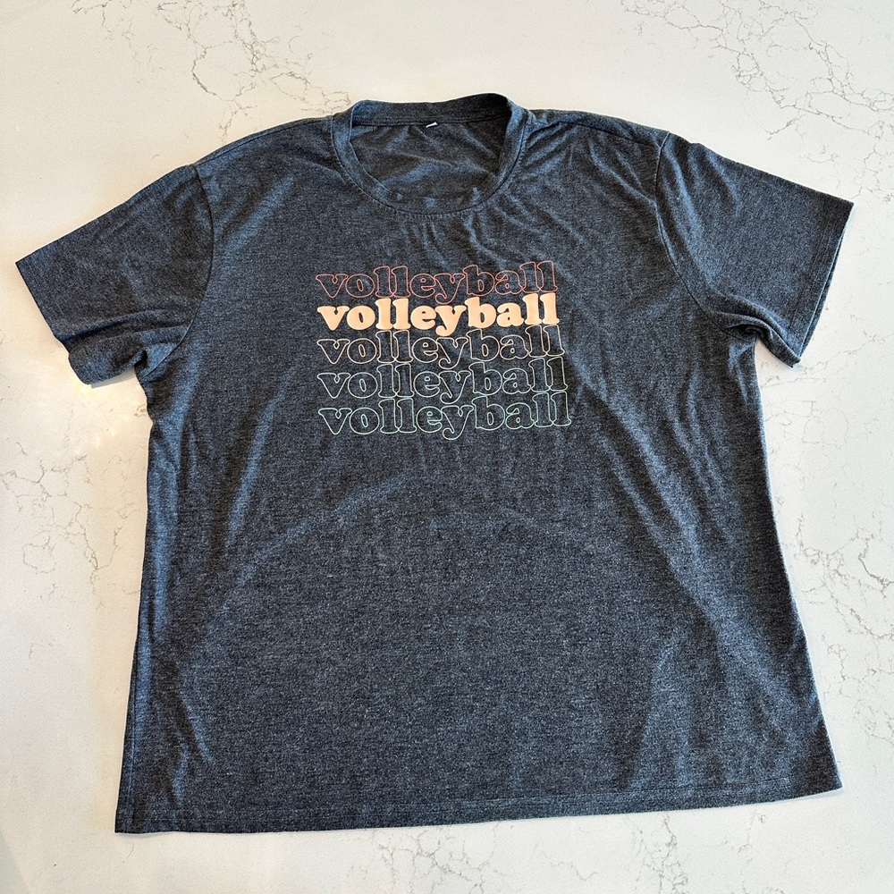 Amazon Women's Short Sleeve Volleyball Tee - Blue